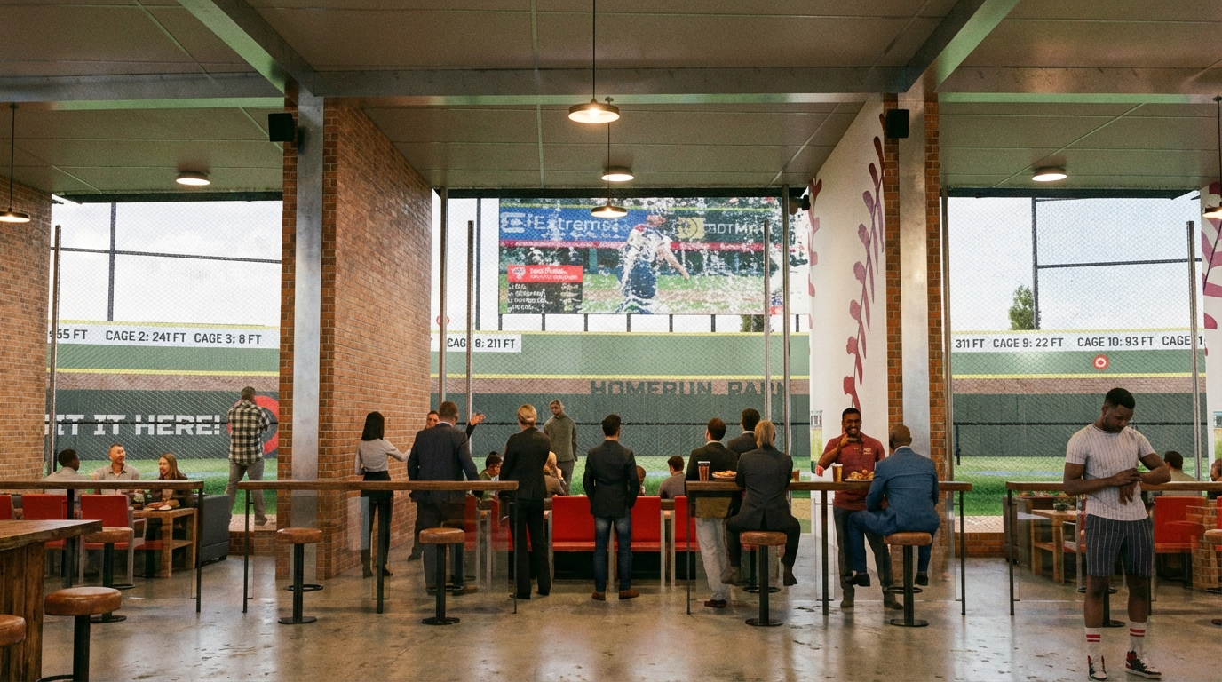 Groups watching at Diamond Derby